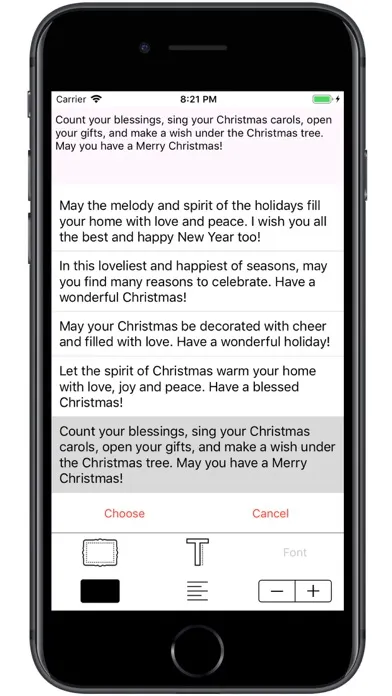 Zrzuty ekranu Merry Christmas - Gift Card