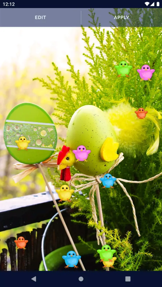 Easter Chicks Live Wallpaper Screenshots
