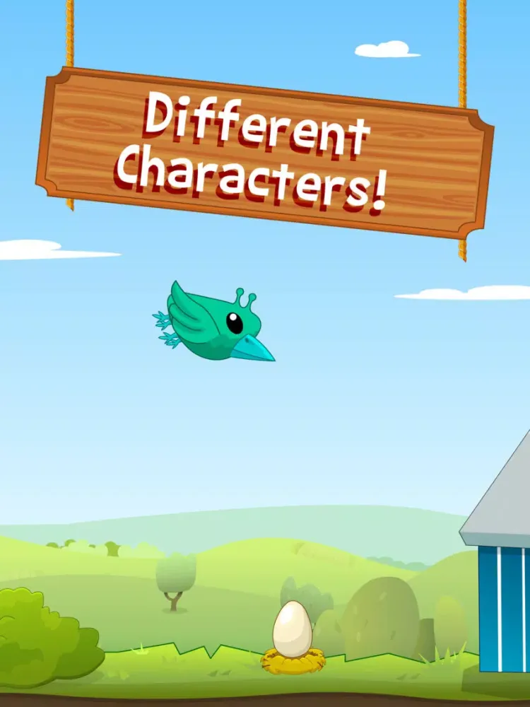 Chicken Flight - Arcade Flyer iPad  سکرین شاٹس