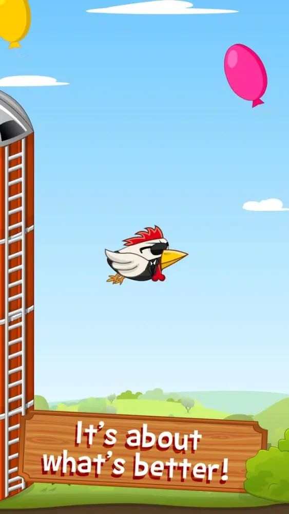 Chicken Flight - Arcade Flyer سکرین شاٹس