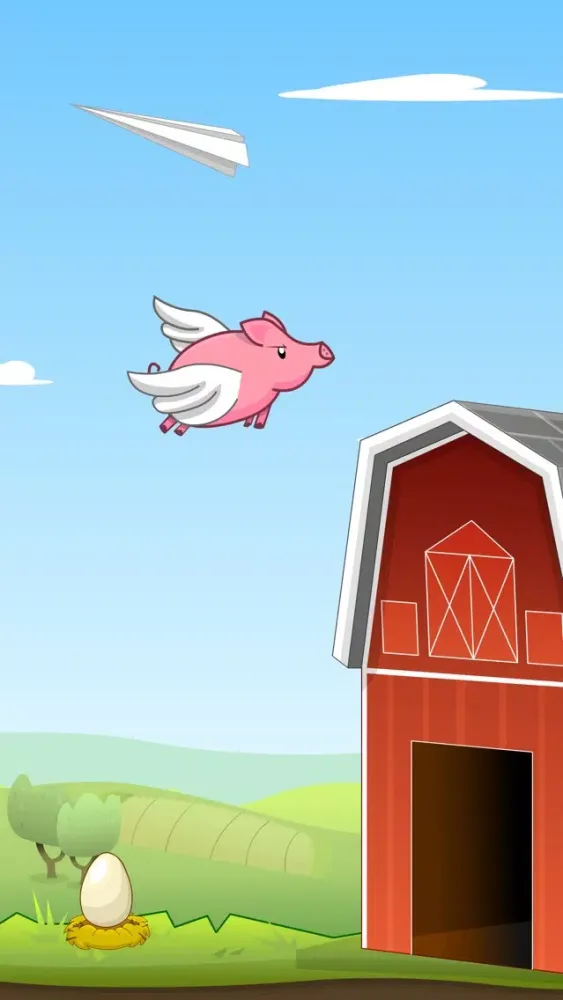 Chicken Flight - Arcade Flyer سکرین شاٹس