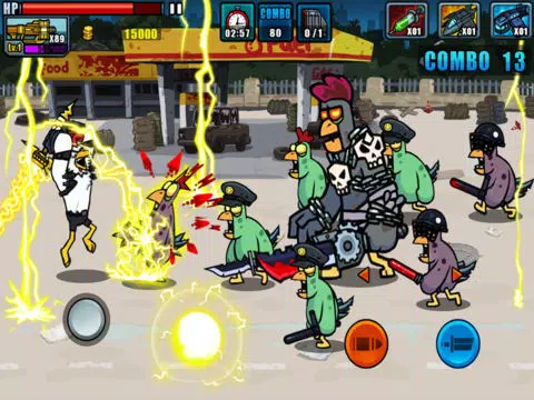Chicken Warrior : Zombie Hunter iPad 應用截圖