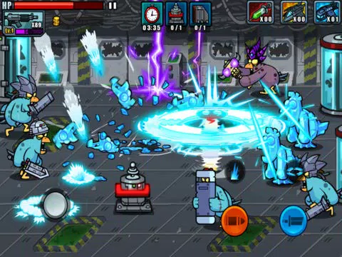 Chicken Warrior : Zombie Hunter iPad 應用截圖