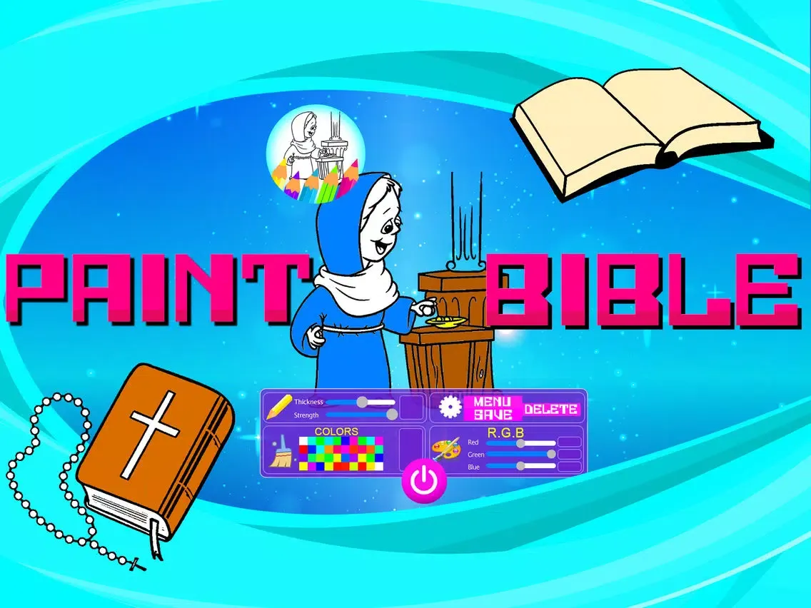 Tangkapan layar Bible Book to Paint iPad 