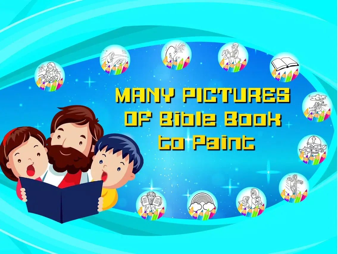 Tangkapan layar Bible Book to Paint iPad 