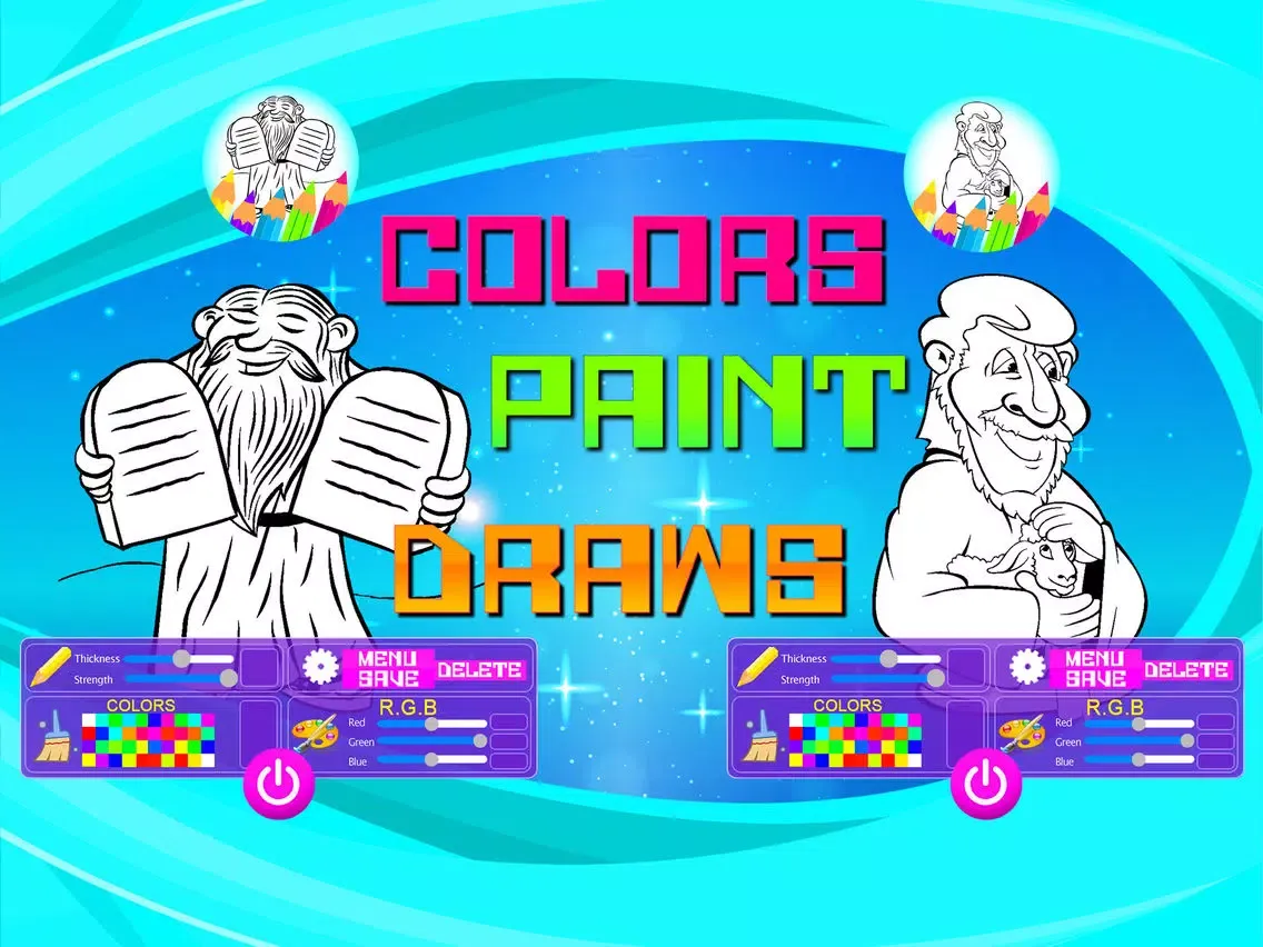 Tangkapan layar Bible Book to Paint iPad 