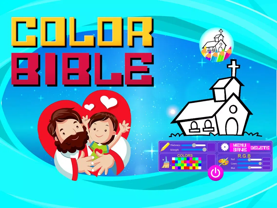 Tangkapan layar Bible Book to Paint iPad 