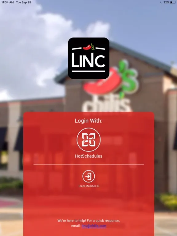 Chili’s LINC iPad  स्क्रीनशॉट