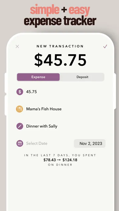 ภาพหน้าจอของ Envelope Budget App - Foodie