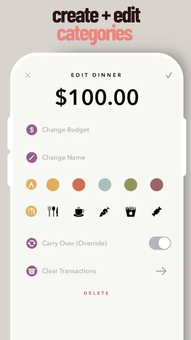 ภาพหน้าจอของ Envelope Budget App - Foodie