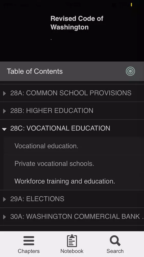 Revised Code of Washington (RCW)应用截图