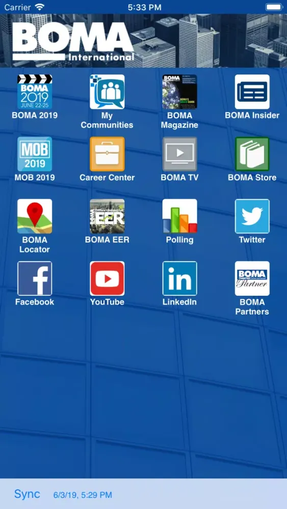 BOMA App Screenshots