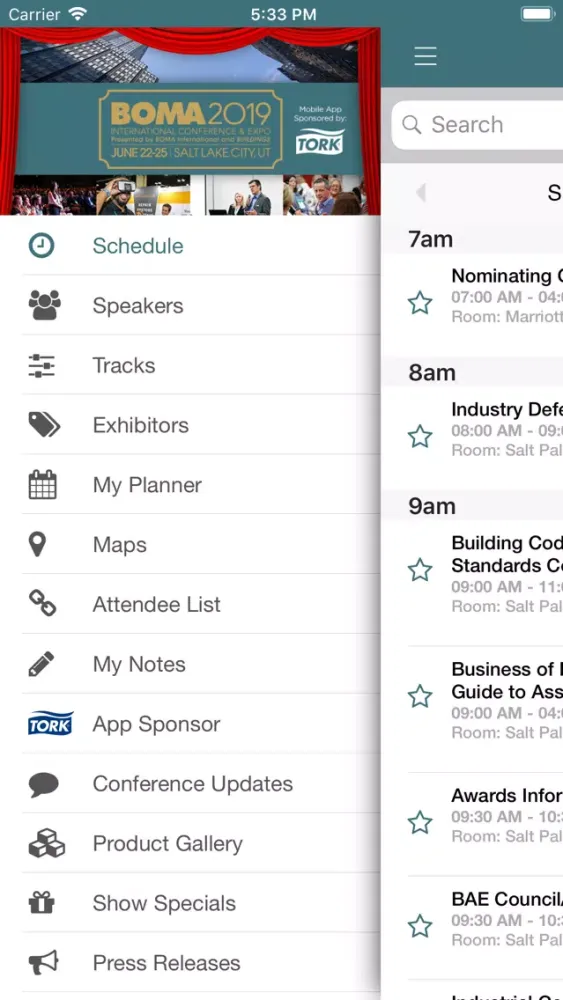 BOMA App Screenshots