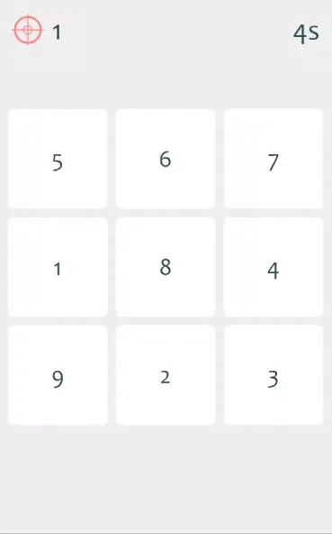 Schulte Table Screenshots