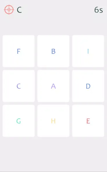 Schulte Table Screenshots