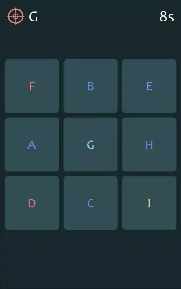 Schulte Table Screenshots