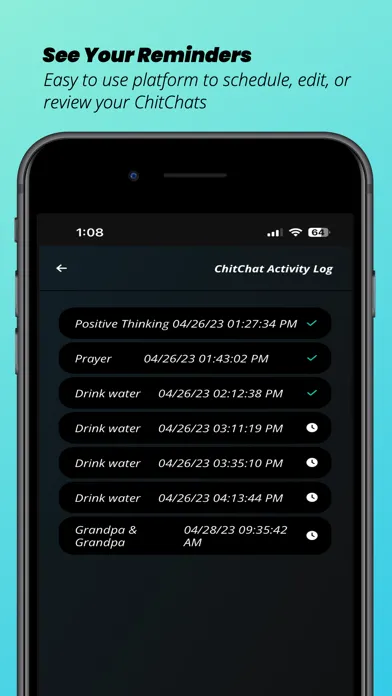 Zrzuty ekranu The ChitChat App