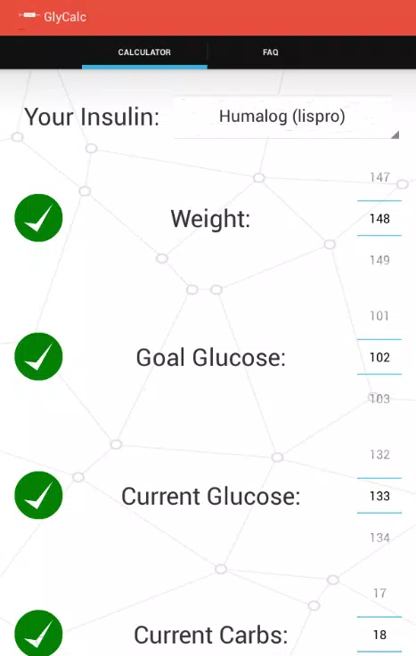 GlyCalc Screenshots