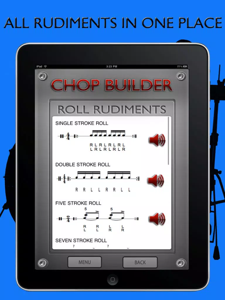 ChopBuilder iPad  سکرین شاٹس