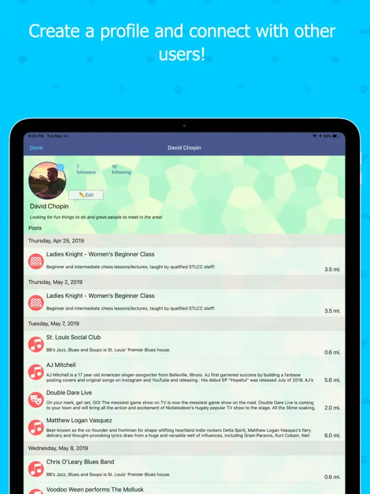 Скриншоты HOOT - Find Nearby Events! iPad 