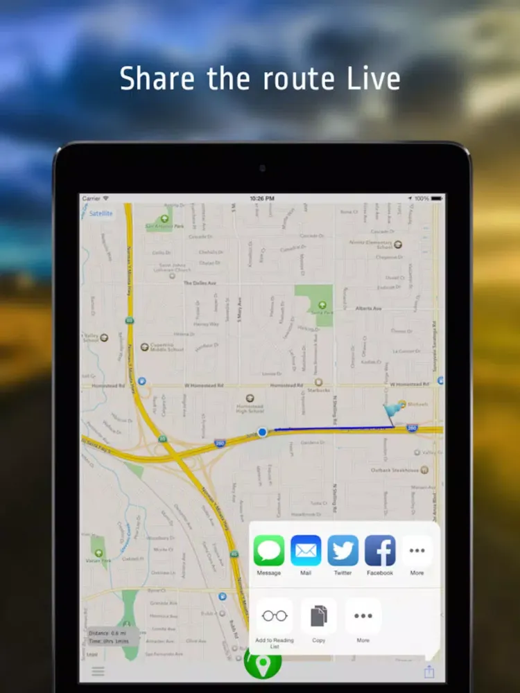 Route Tracker Lite iPad  سکرین شاٹس