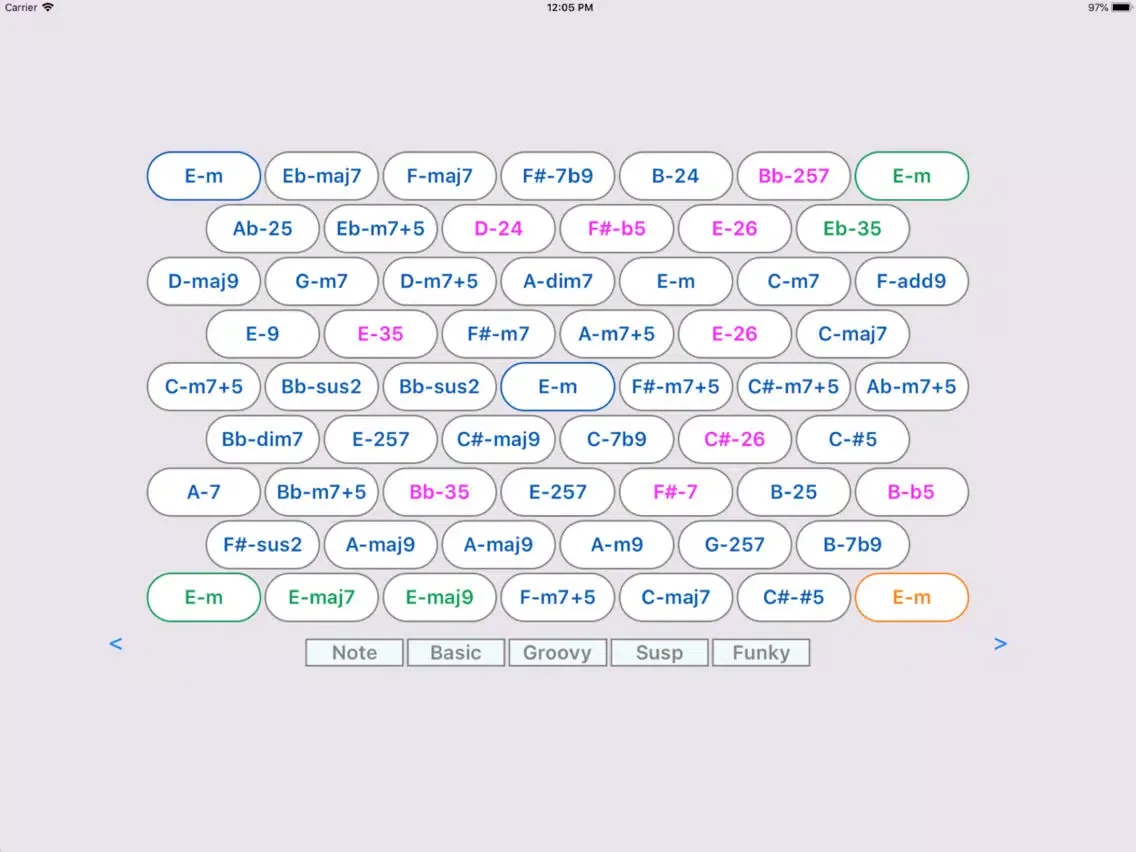 Chord Amigo iPad  Screenshots