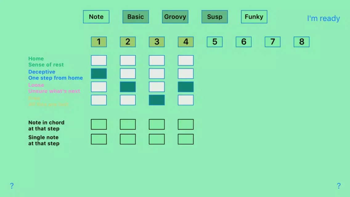 Tangkapan layar Chord Exerciser