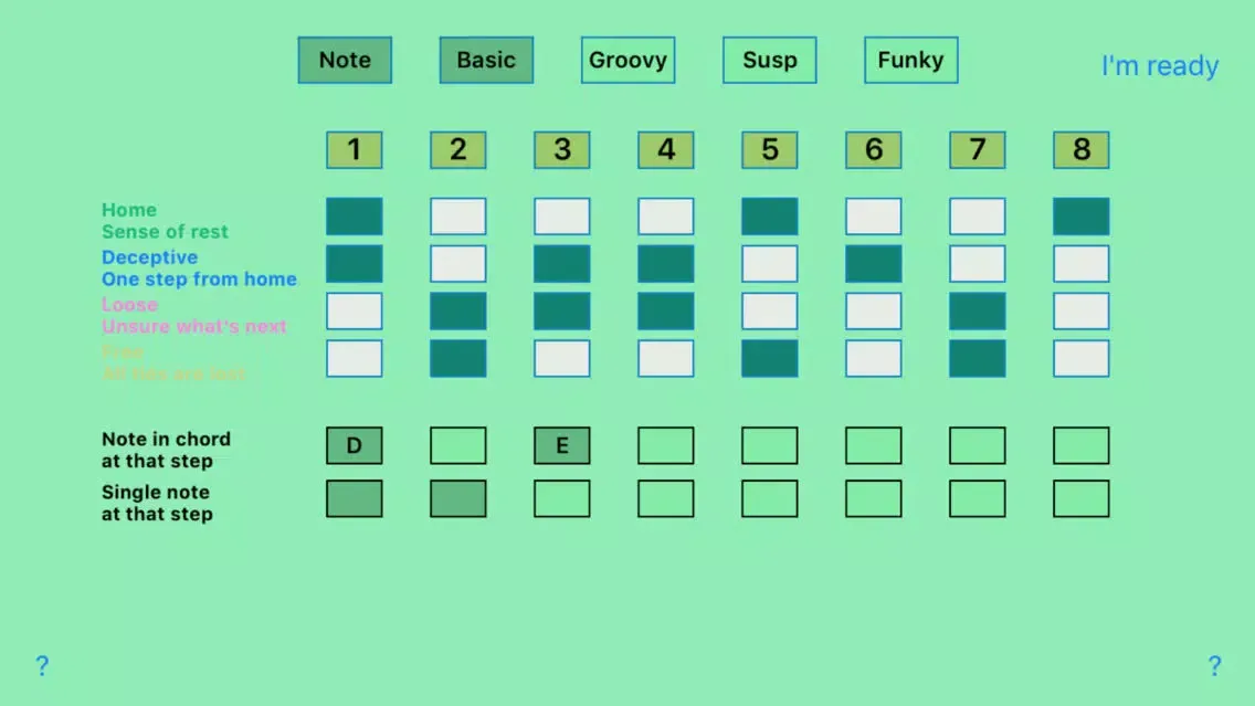 Tangkapan layar Chord Exerciser