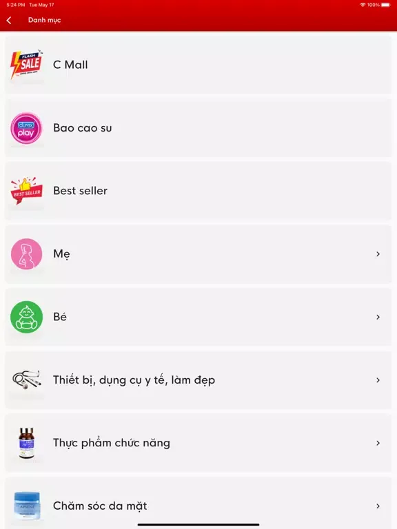 Capturas de tela do Chothuoctay - Mua thuốc online iPad 