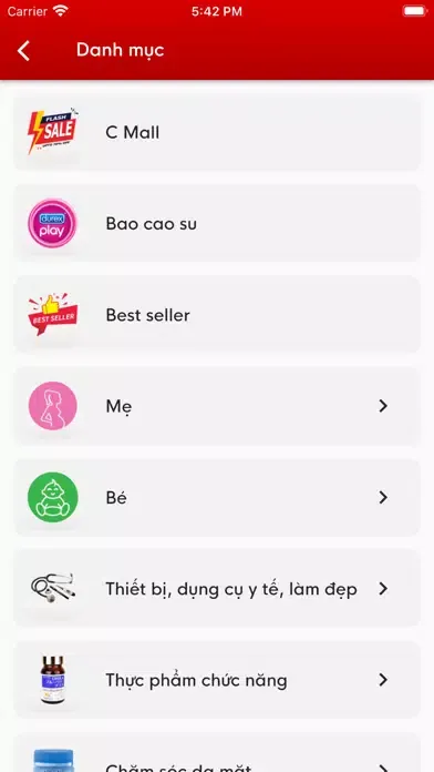 Capturas de tela do Chothuoctay - Mua thuốc online