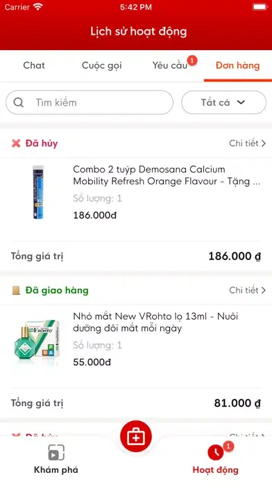Capturas de tela do Chothuoctay - Mua thuốc online