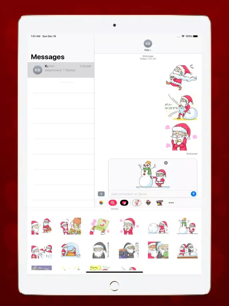 Capturas de tela do Christmas Santa Claus 2019 iPad 