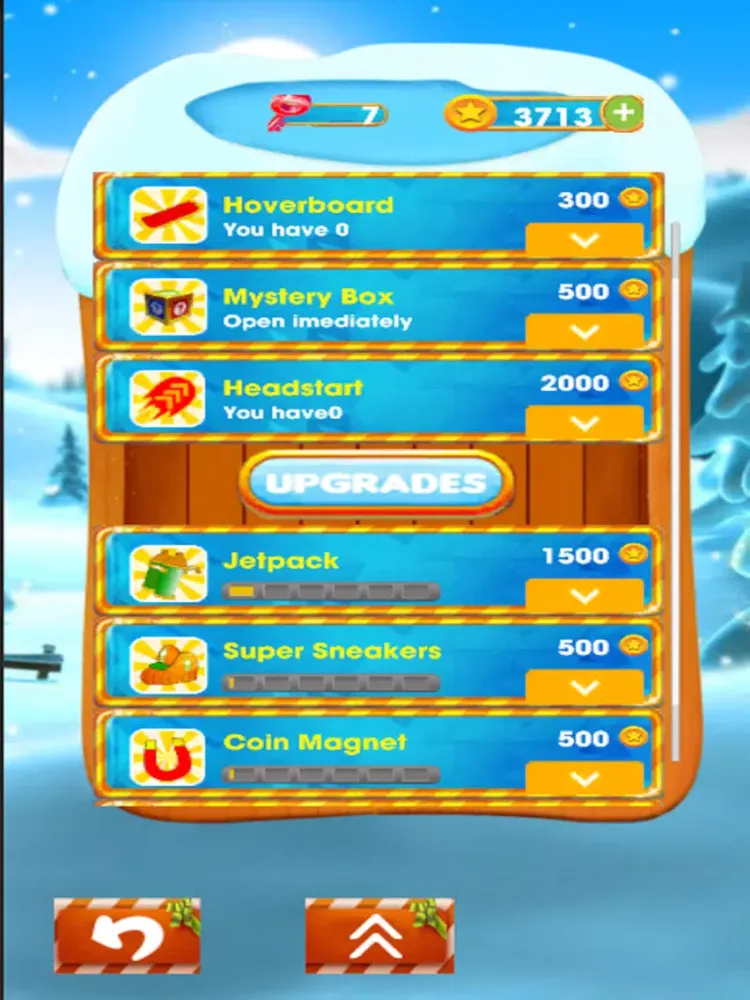 Happy Santa Christmas 3D Run iPad  스크린샷