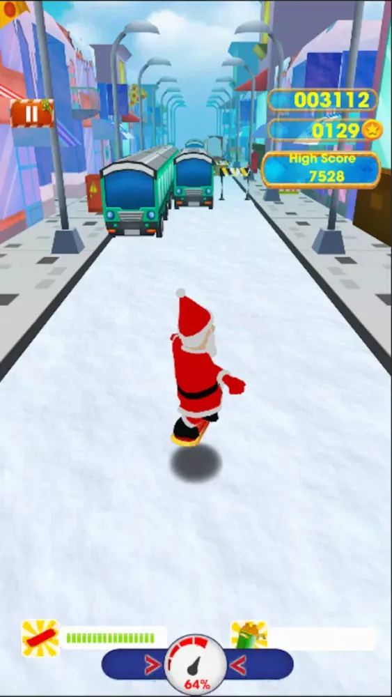Happy Santa Christmas 3D Run 스크린샷