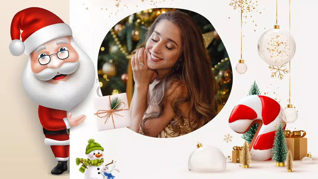 Ảnh chụp màn hình của Christmas Photo Frame & Editor