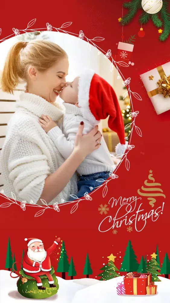 Ảnh chụp màn hình của Christmas Photo Frame & Editor