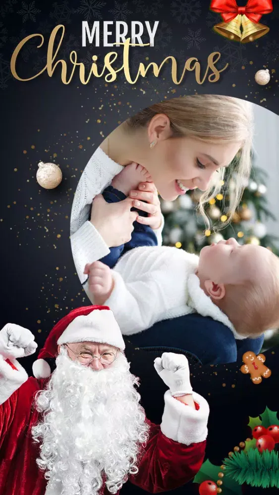 Ảnh chụp màn hình của Christmas Photo Frame & Editor