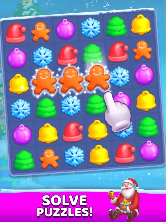 Christmas Holiday Match Games iPad 應用截圖