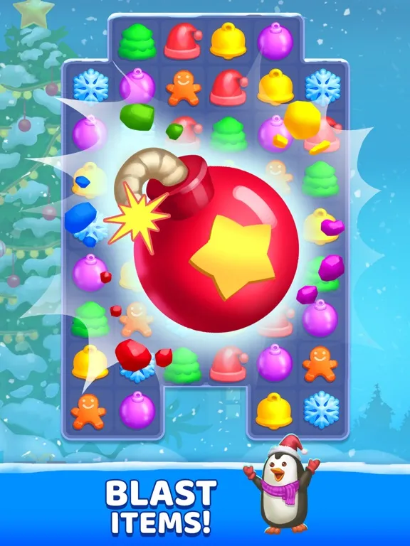 Christmas Holiday Match Games iPad 應用截圖