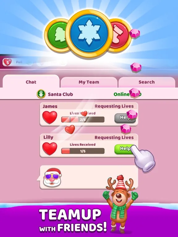 Christmas Holiday Match Games iPad 應用截圖