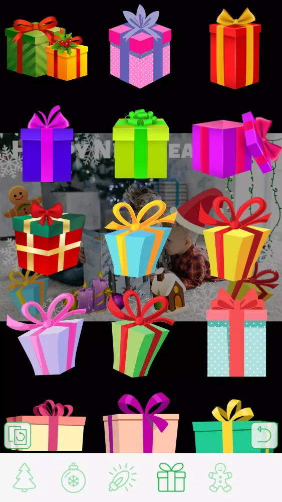 Capturas de pantalla de Christmas Photo Stickers