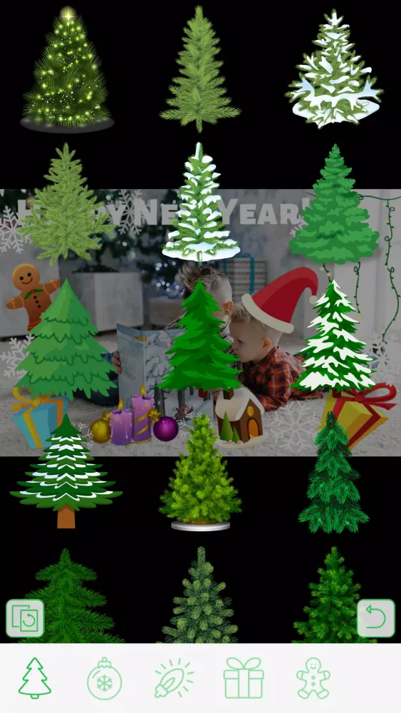 Capturas de pantalla de Christmas Photo Stickers