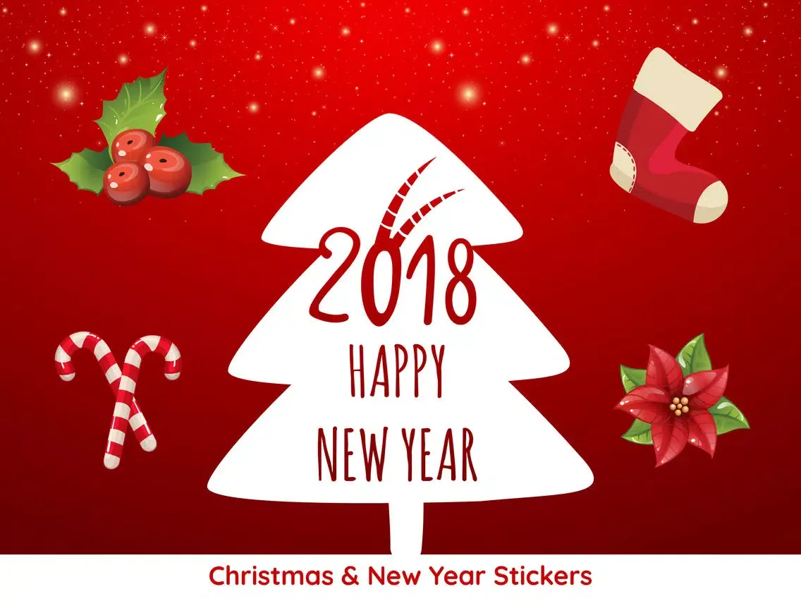 صور Happy New Year 2018 Christmas iPad 