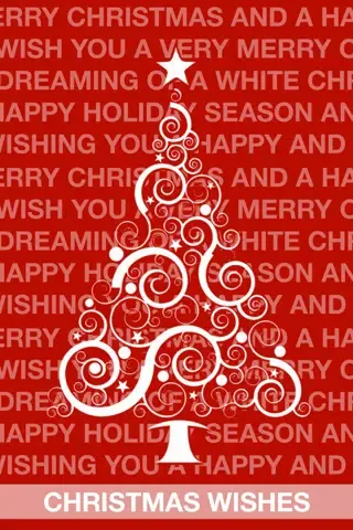 Captures d'écran de Christmas Wishes Lite (with Facebook and Twitter integration)