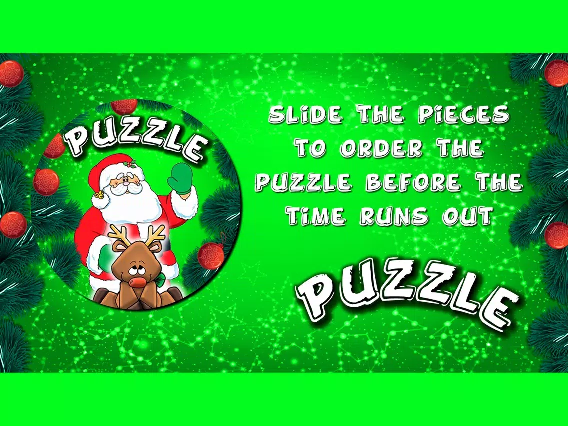 Christmas Puzzles Slide iPad  Screenshots