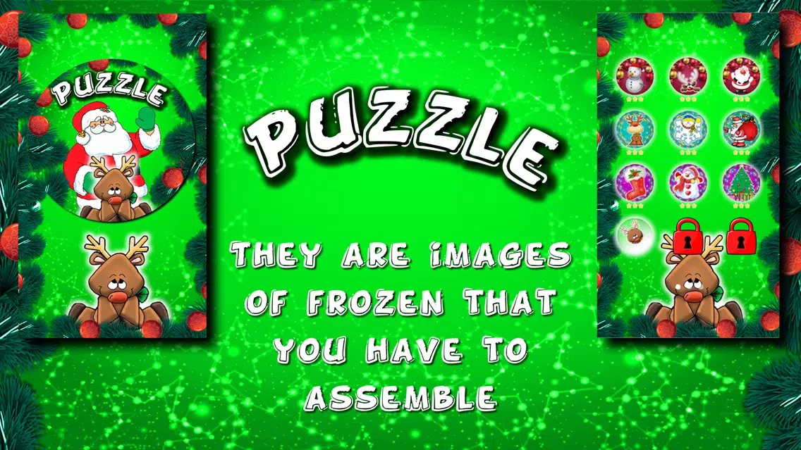 Christmas Puzzles Slide Screenshots