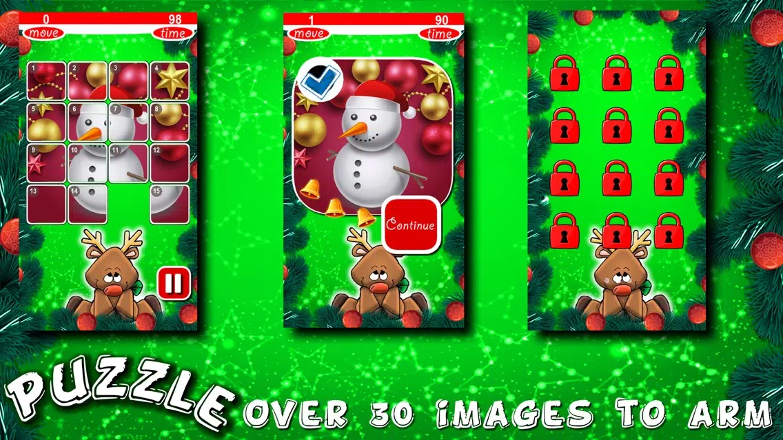 Christmas Puzzles Slide Screenshots