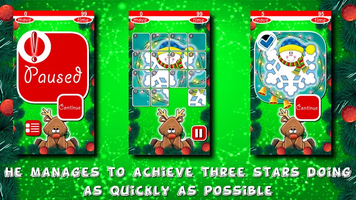 Christmas Puzzles Slide Screenshots