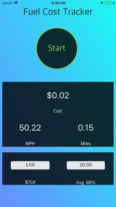 Capturas de pantalla de Trip Fuel Cost Tracker