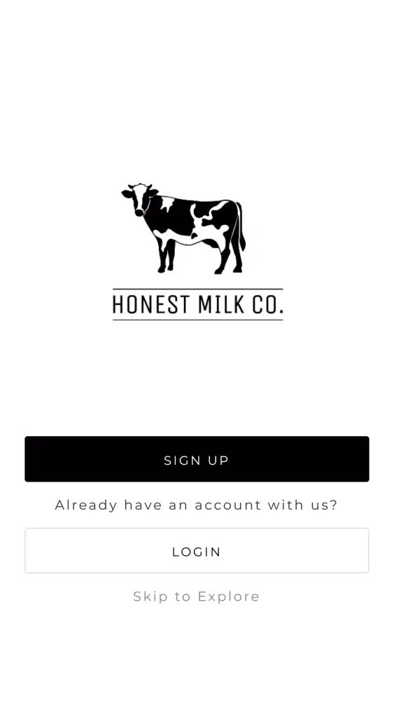 Screenshot di Honest Milk